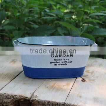 Flower Print Ice Buket/ Beverage Holder/Party Cooler/Garden Beer Bucket/Pails photo-2