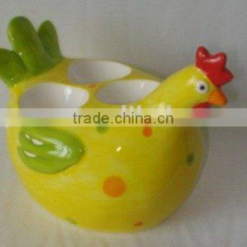 Ceramic Easter gifts(chicken egg holder, Easter decorations)