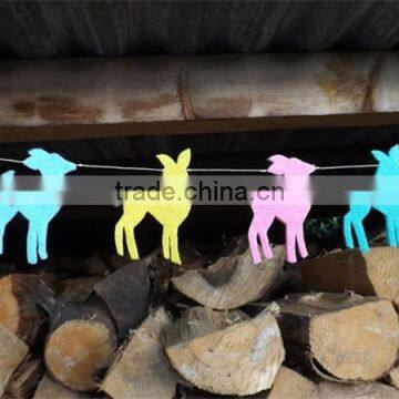 Hot sell Baby Deer Garland Felt Garland Baby Deer Nursery made in China