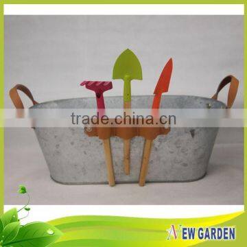 Latest Design Custom Outdoor Metal Planters Waterproof Large Flower Pot photo-2