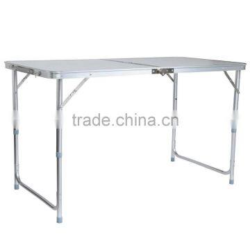 450111 Outdoor Folding Table 120cm 4ft Aluminium Portable Trestle Camping Picnic Dining photo-2