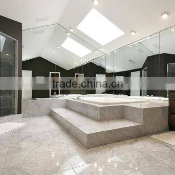 Most Popular House Design Natural Stone Natural White Marble Tile photo-2