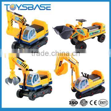 Excavator Digger Pulling Cart Mall Kids Ride on Toys photo-6