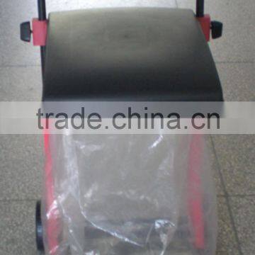 80L Multi-function Garden Rubbish Cart With Plastic Bag, Waste Cart, TROLLEY WHEELIE RUBBISH BIN TRUCK DISPOSAL BAG photo-5