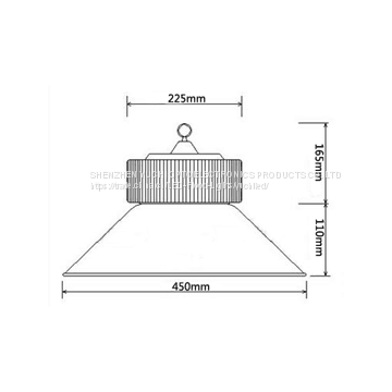 2017 Hot Sale CE RoHS IES Files 100w Shenzhen LED High Bay Light photo-4