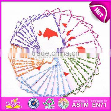 2017 Best Design Intelligence Tangram Wooden Mind Puzzles for Kids W11D007 photo-2