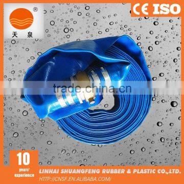 Agriculture Farming Hose Pvc Lay Flat Hose C/w Pin Lug Couplings for Water Discharge Pump photo-2