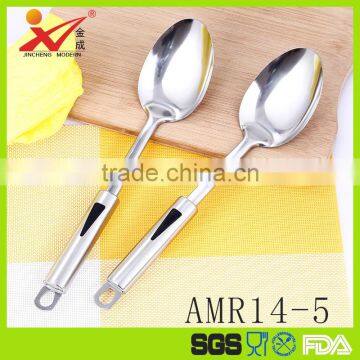 kitchen cooking tools stainless steel spoon Short handle spoon