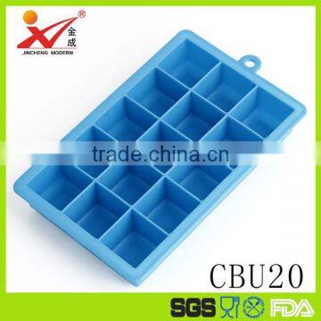 CBU20 Easy release silicone ice cube tray mold with 6 small cell Home ice maker silicone ice cube tray mold