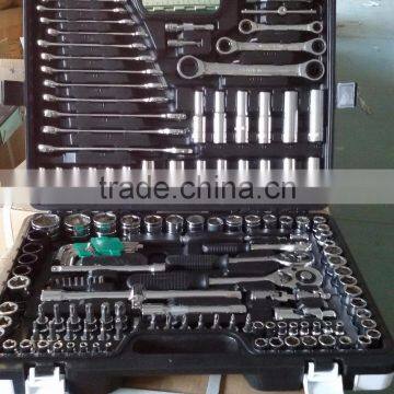 150pcs 1/4",3/8"&1/2"Dr. Metric Socket Wrench Set