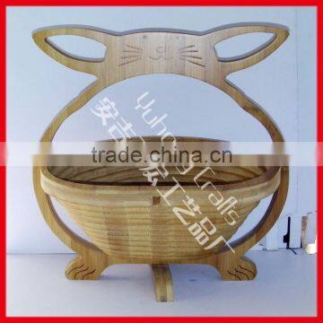 New Product for 2015 Bamboo Collapsible Folding Basket photo-4