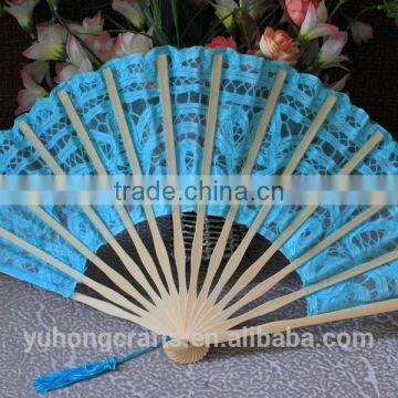 Environmental Bamboo Lace Wedding Fan photo-2