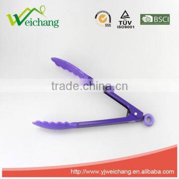 WCFTF01 Premium Comfort Stainless Steel Locking Food Tong With Silicone Heads photo-4