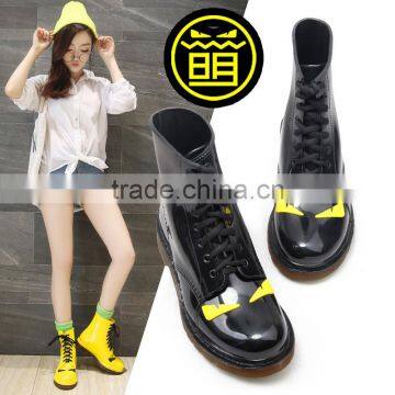 Little Monster Martin Rain Boots Ankle Pvc Boots photo-5