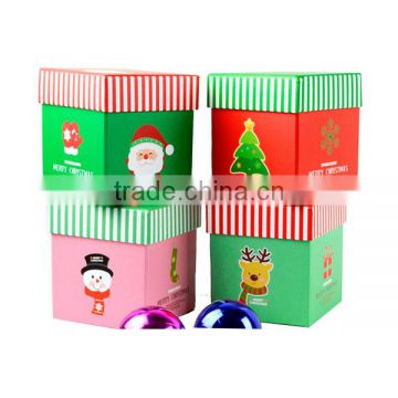 Custom Design Handmade Decorated Paper Christmas Gift Box