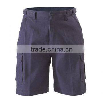 Multi-pocket Working Trousers Cotton Drill Mens Cargo Shorts photo-3