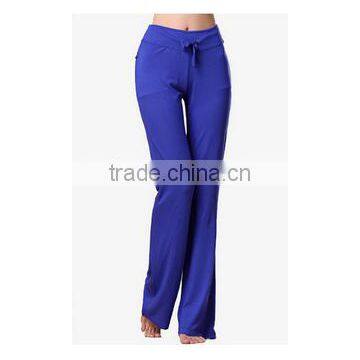 Wholesale Women Breathable Women Wide Leg Bamboo Yoga Pants photo-2