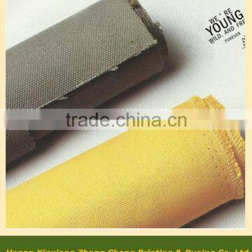 Arc protection fire retardant canvas fabric for electric welding workers