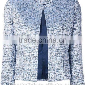 Nice Design Outdoor Ladies Elegant Tweed Jacket Low Price photo-4