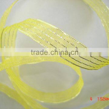 Beautiful organza ribbon with satin lace