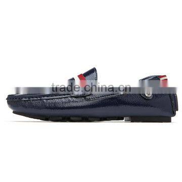 High Quality Cow Leather Casual Shoes Sample Fashion for Men, Adults Casual Peas Shoes Made in China Factory photo-3