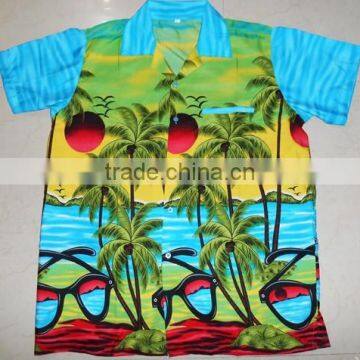 Purple Coconut Palm Hawaiian Shirts photo-4