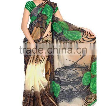 Digital Indian Printed Designer Styles Saree photo-4