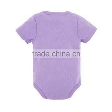China Factory Cute Cats Design Short Sleeve 100% Cotton Baby Clothes For Newborn photo-2