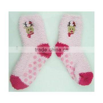 children slipper terry sock with animal