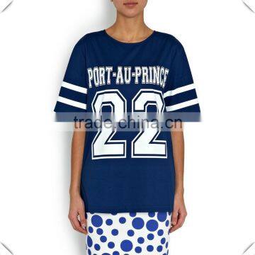 cheap long style plain printed baseball jerseys, custom made baseball tee shirts wholesale for girls hot sale