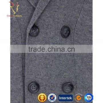 Luxury Mens Cashmere Sweater Cardigans With Buttons photo-3