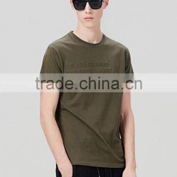 New Fashion Design Blank Black Slim Fit Tee Custom Men t Shirt Wholesale China photo-3