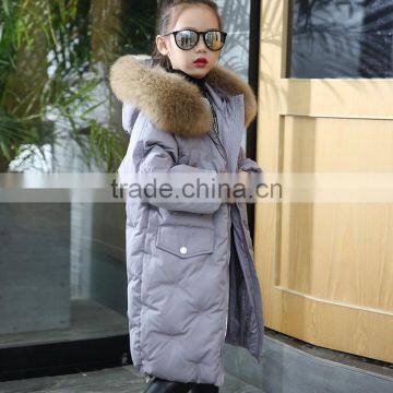 Unique Baby Girl Names Images Children's Warm Winter Clothing Girls Long Down Jacket photo-5