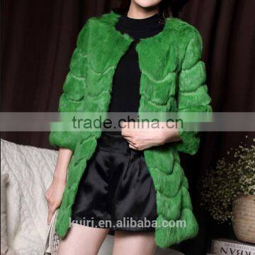 Plus Sizes Winter New Women's Fur Coats Elegant Slim Rex Rabbit Fur Coats Long Fur Jackets Rabbit Coats photo-6