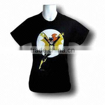 Cotton Casual T-shirt with Special Front Printing Patterns, Available in Various Sizes and Colors