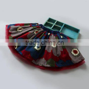 S16746A Summer Casual Beauty Girl Elastic Lace Tulle Skirt photo-3