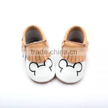 Hot selling styles baby shoes soft leather sole baby moccasins shoes