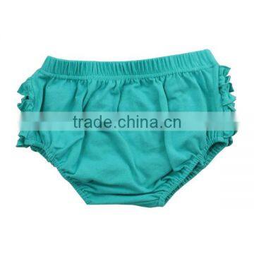 Suitable for All Season 2017 Design for Kids Shorts Wholesale Solid Ruffle Shorts Baby Organic Cotton Bloomers photo-3