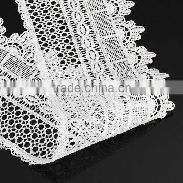 Lace Trim, Polyester, White, 81mm, Sold By Yard photo-3