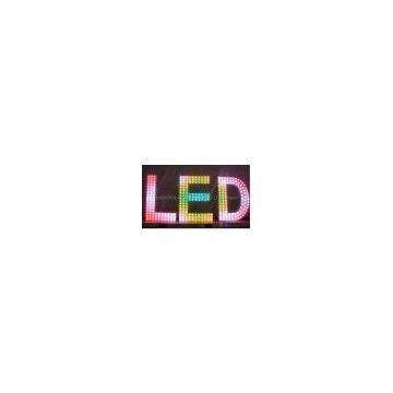 Stainless steel punched RGB LED channel letter