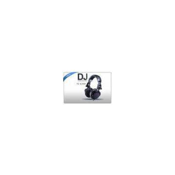 Noise Isolation Pro Stereo DJ Headphones  With Detachable Cord And Built-In Microphone