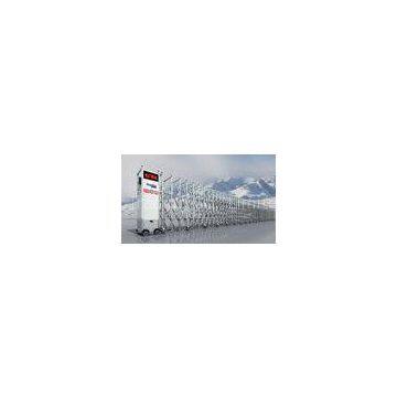 Trackless Government Entrance Electric Retractable Gate , Automatic Expandable Gate