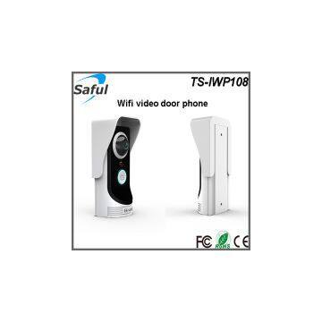 Android/IOS APP support motion detection and door unlocking IR intercom doorbell Wifi video door phone