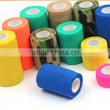 Certificated Non Woven Colorful Self Adhesive Elastic Bandage For People And Pet Use photo-3