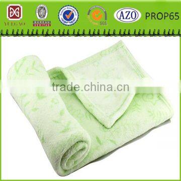 Promotional brushed Blanket with embroidered logo