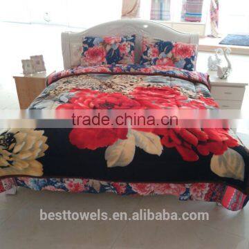 Wholesale home fashions blanket comforter sets bedding