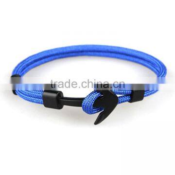 Anchor Wrist Band Nylon Nautical Rope Men Bracelet photo-5