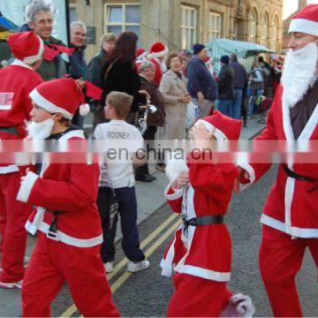 MCS-628 Santa suit with hat,jacket,trousers,belt and beard