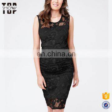 Latest fashion dresses causal midi and bandage women maternity dress design