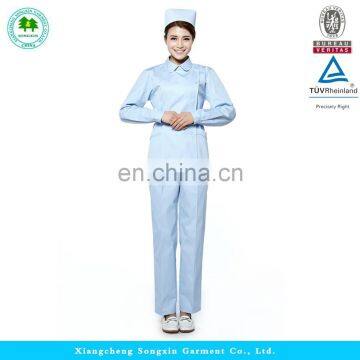 2015 Fashion nurse uniform dress/medical scrubs/hospital uniforms Long-Sleeve